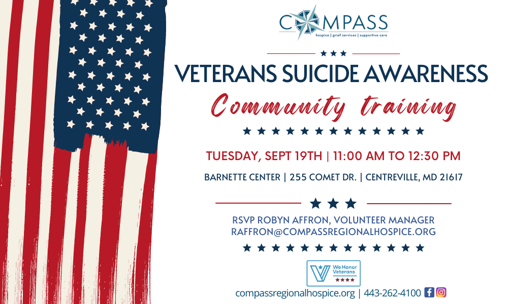 Honoring Lives and Raising Awareness: September is Veteran Suicide Awareness Month