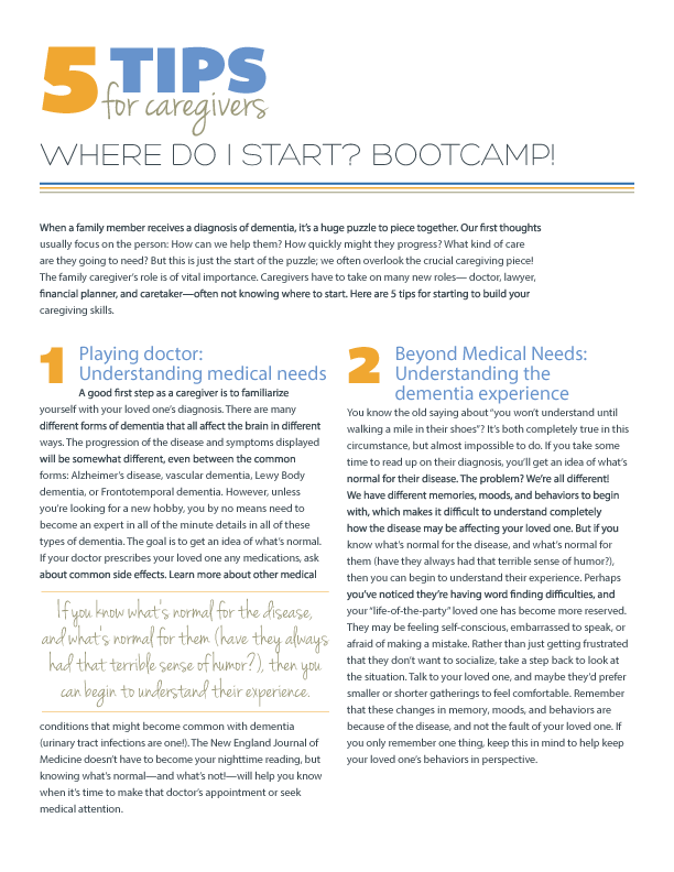 5 Tips for Getting Started: Bootcamp!