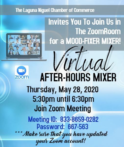 Virtual After-Hours Mixer - Via Zoom