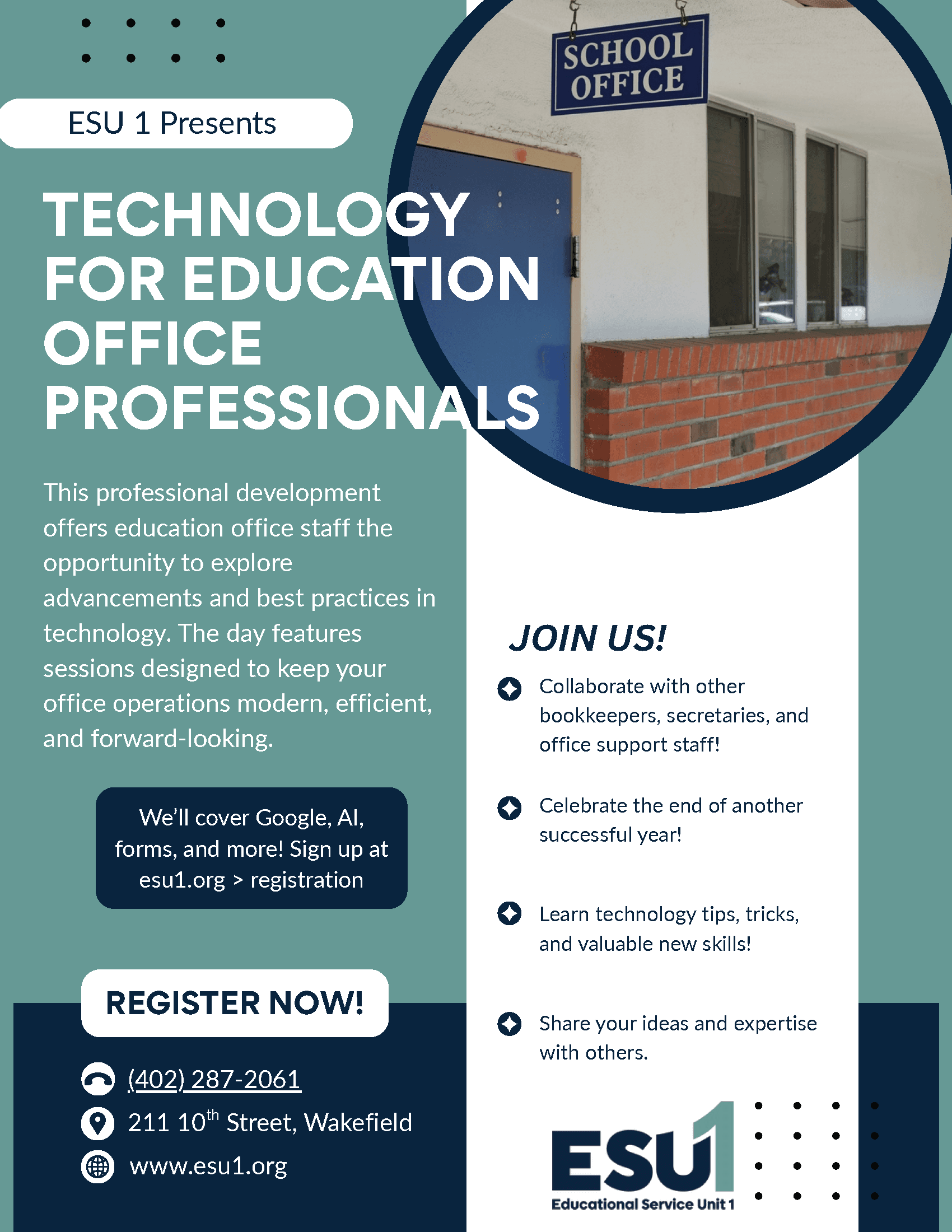 Technology for Office Professionals Flyer
