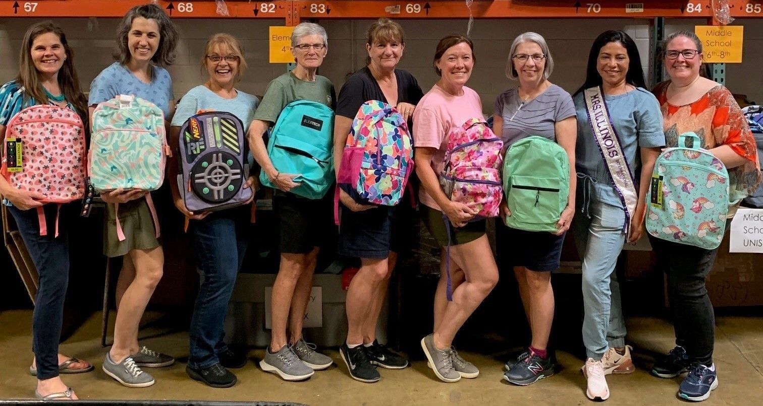 School Supply Volunteers at HSP