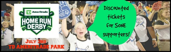 Discounted Tickets to the College Home Run Derby!
