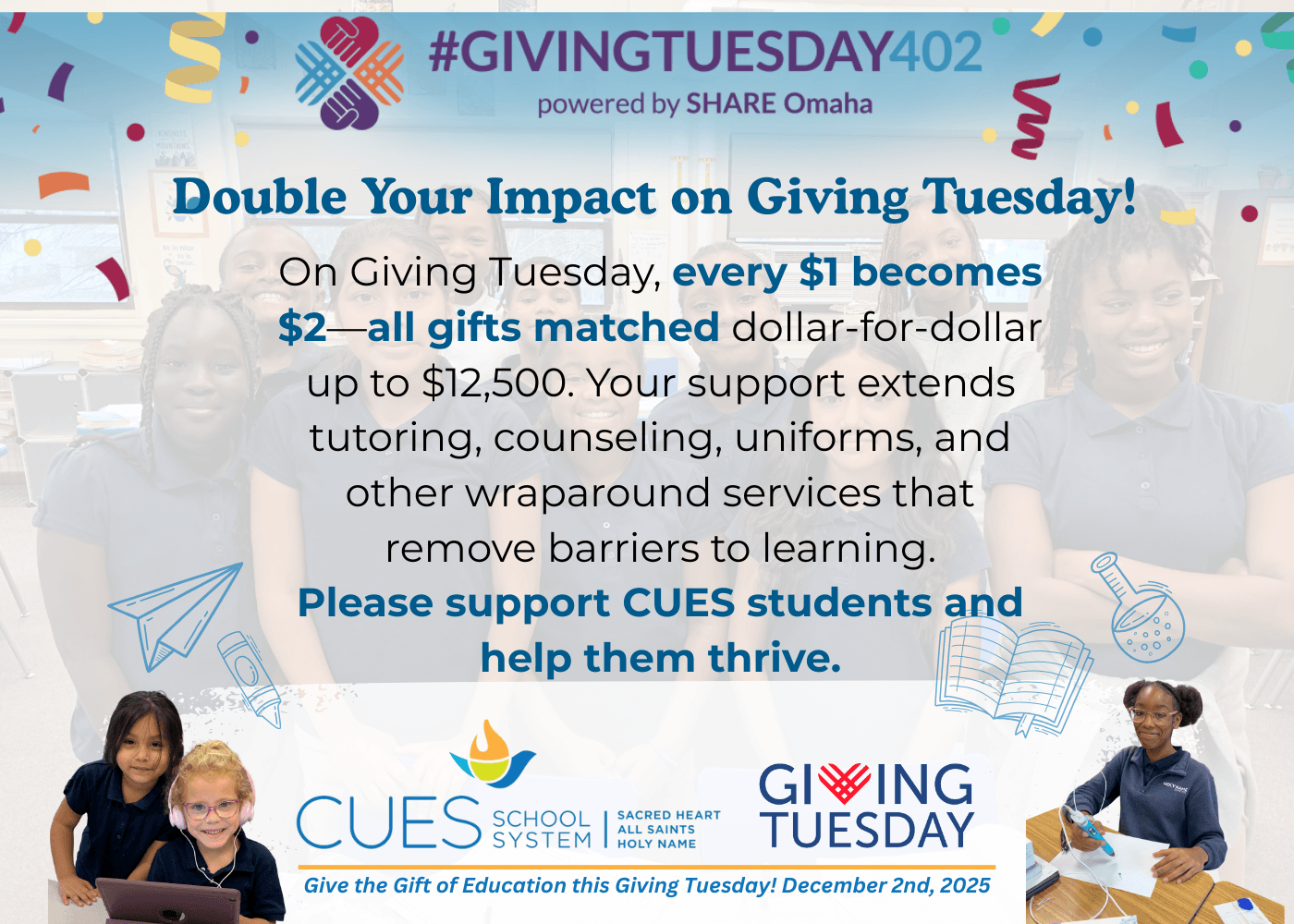 CUES Fund Giving Tuesday