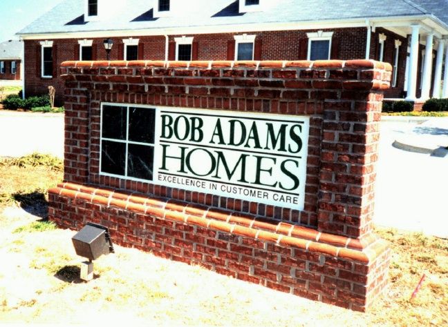 K20034 - Brick Monument Sign for Custom Homes 