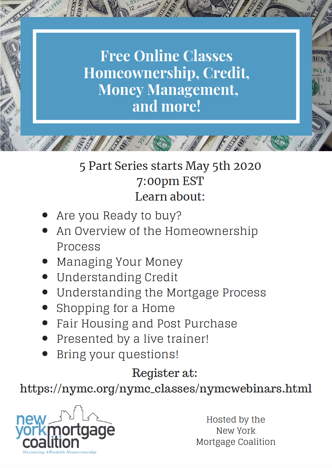 NYMC Online Homeownership Classes