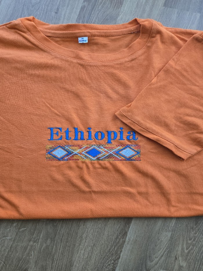 T-Shirt Orange Short Sleeved XL