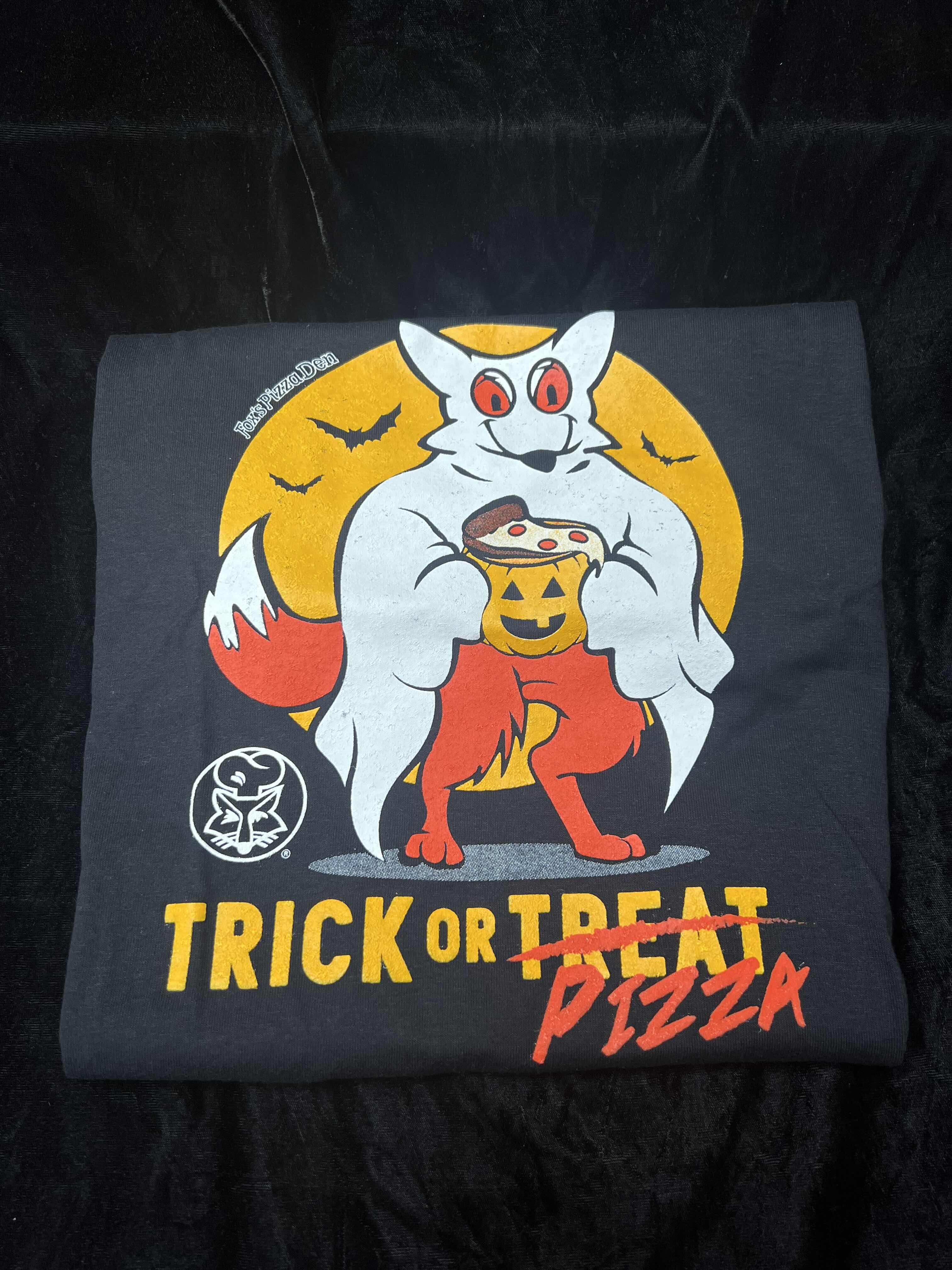 SALE Trick or Pizza - Medium Black T-Shirt