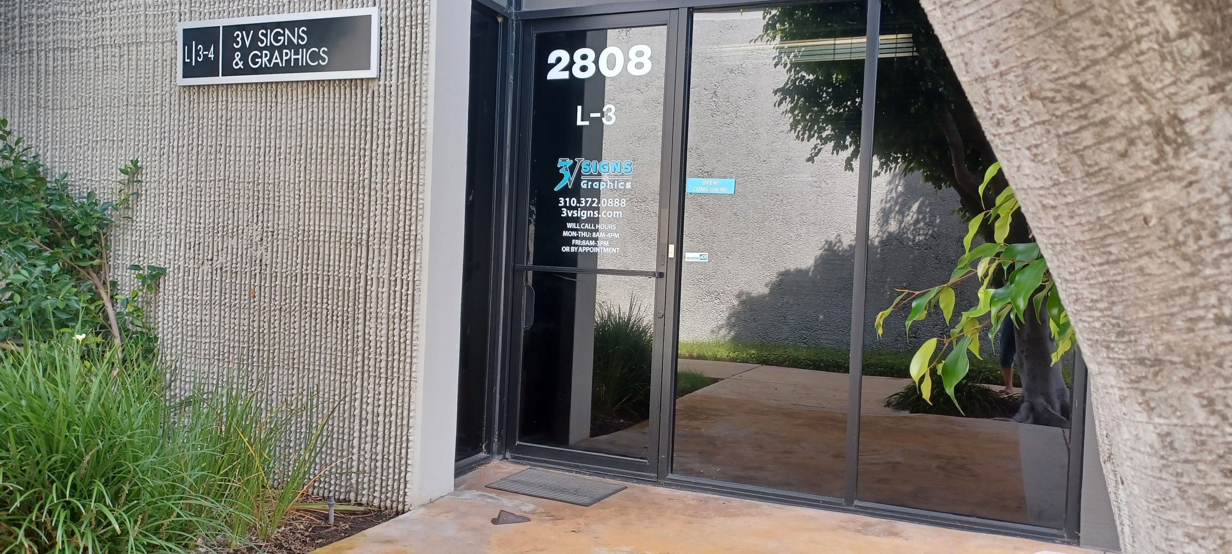3V Signs & Graphics front door