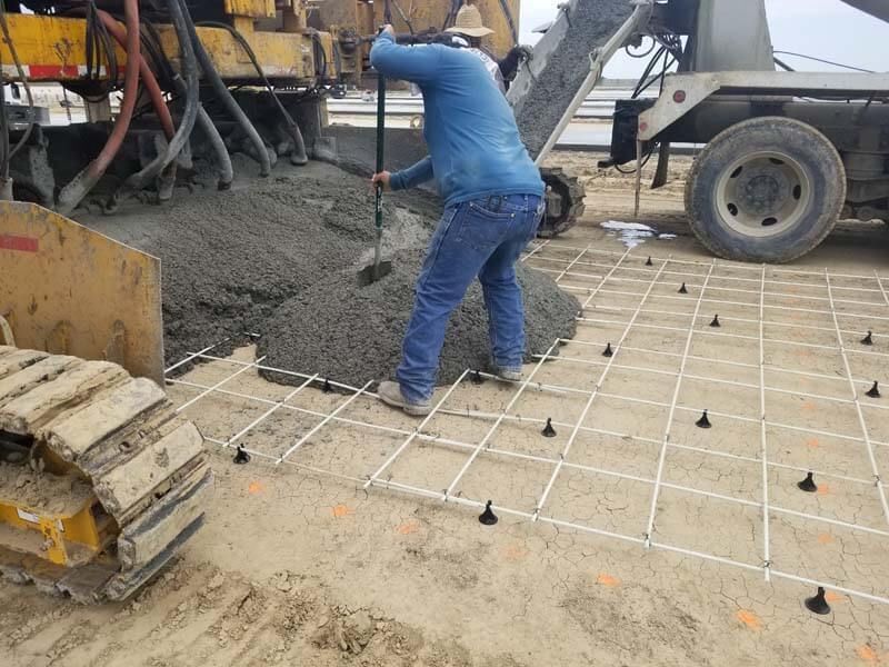 LiteBar Concrete Pouring