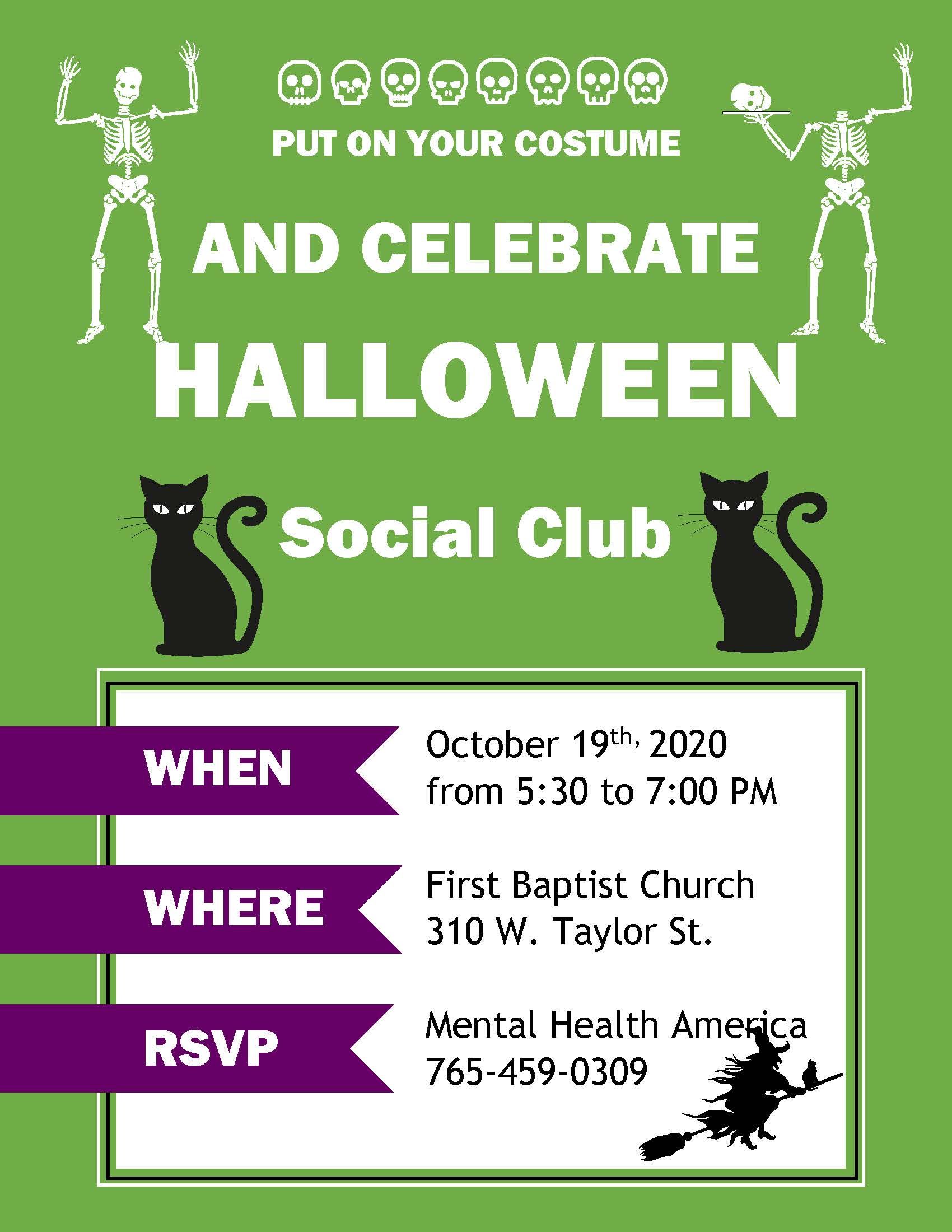 Social Club - Halloween Party