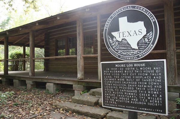 Edith Moore log cabin