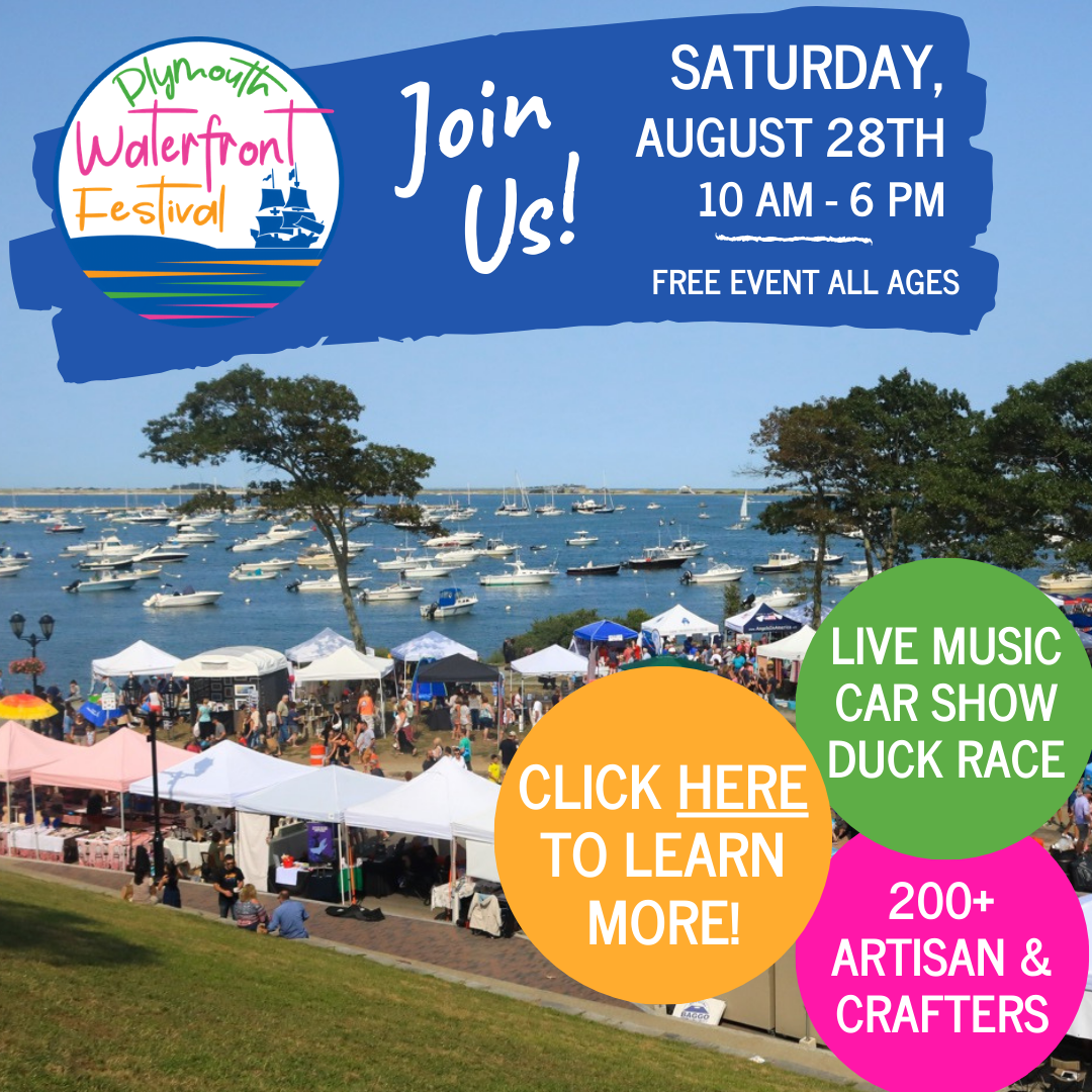 We'll be at the Plymouth Waterfront Festival on August 28th!