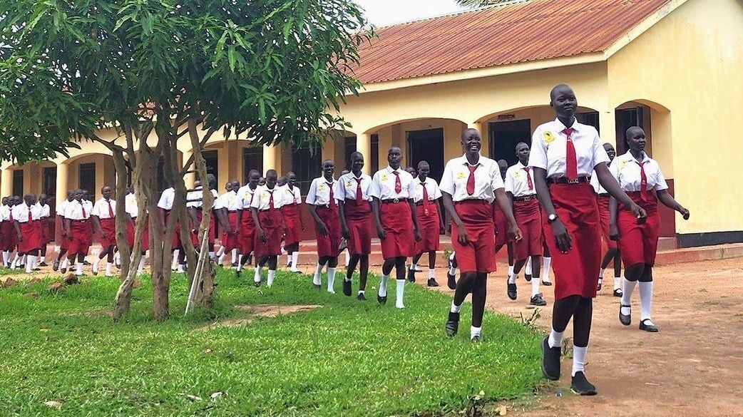 Female students enter with determination and pride