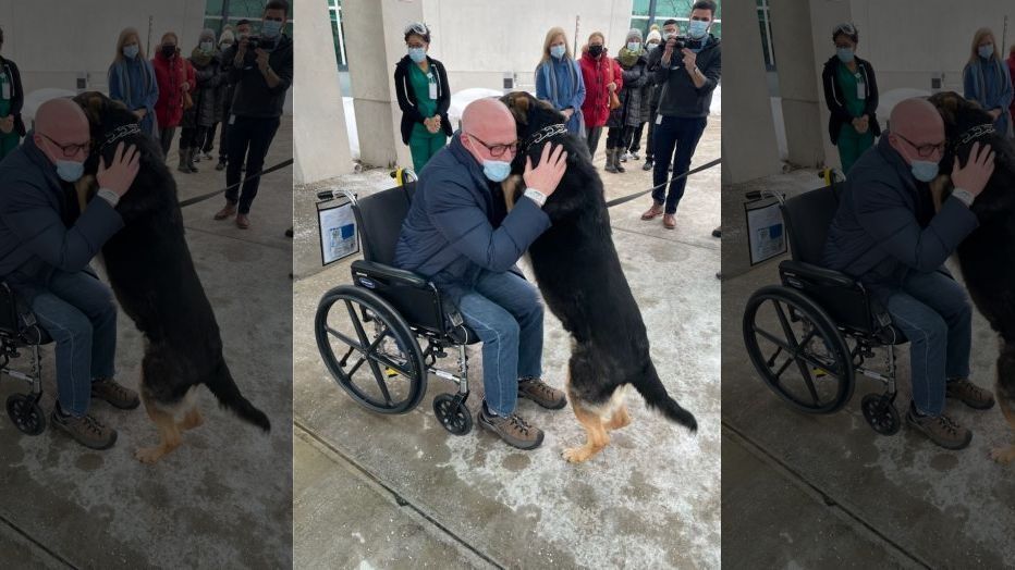Emotional reunion between NJ man and dog who saved his life (FOX 5 New York)