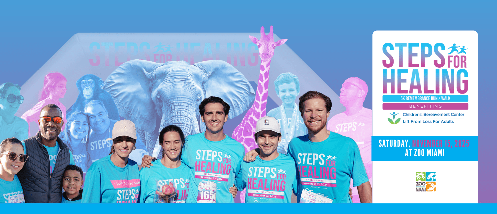 STEPS for HEALING 5K Run/Walk @ Zoo Miami