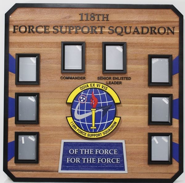 Chain-of-command and military leadership boards and plaques