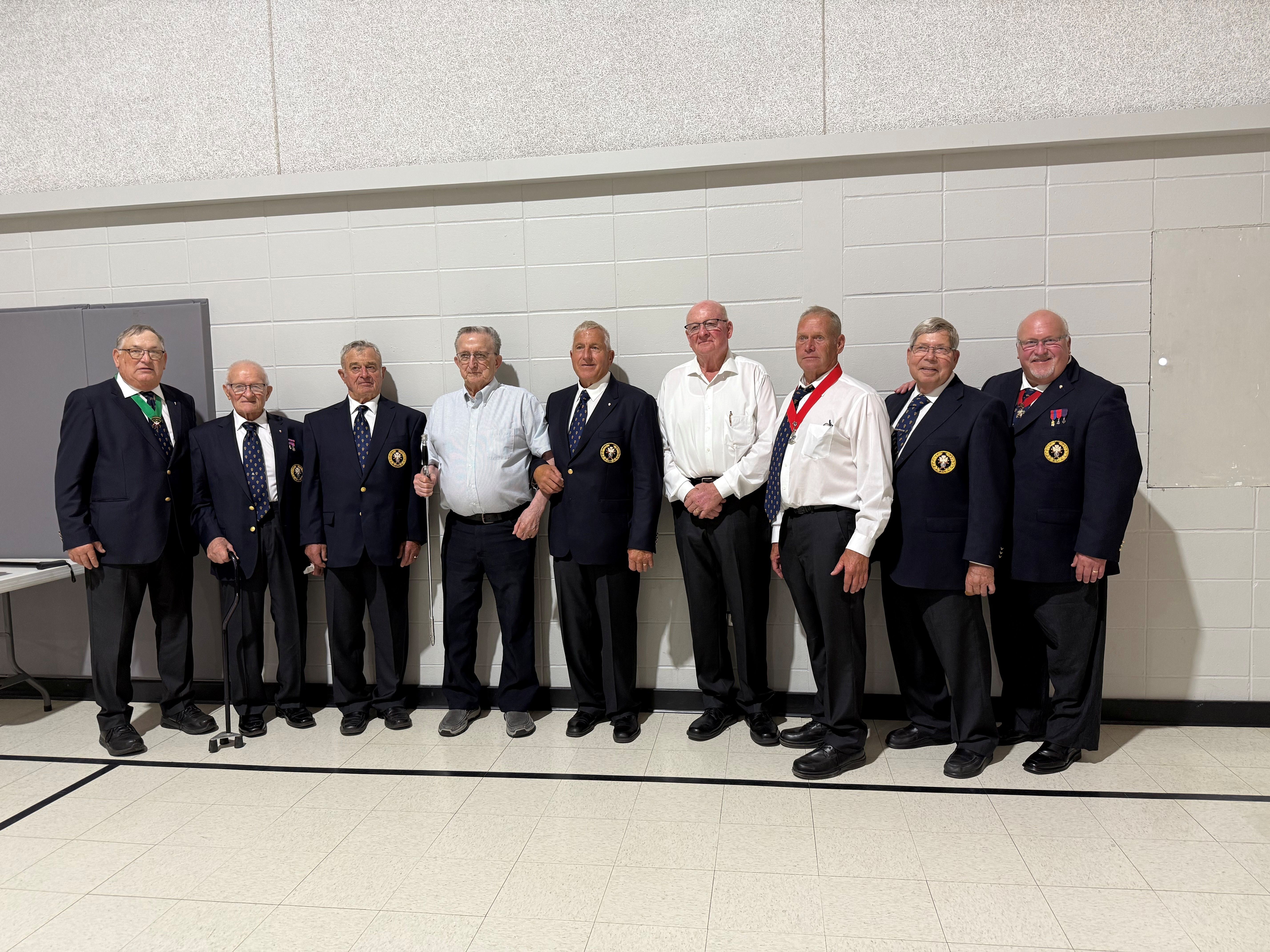 Members of the 4th Degree Support Fr Schmitz's Funeral