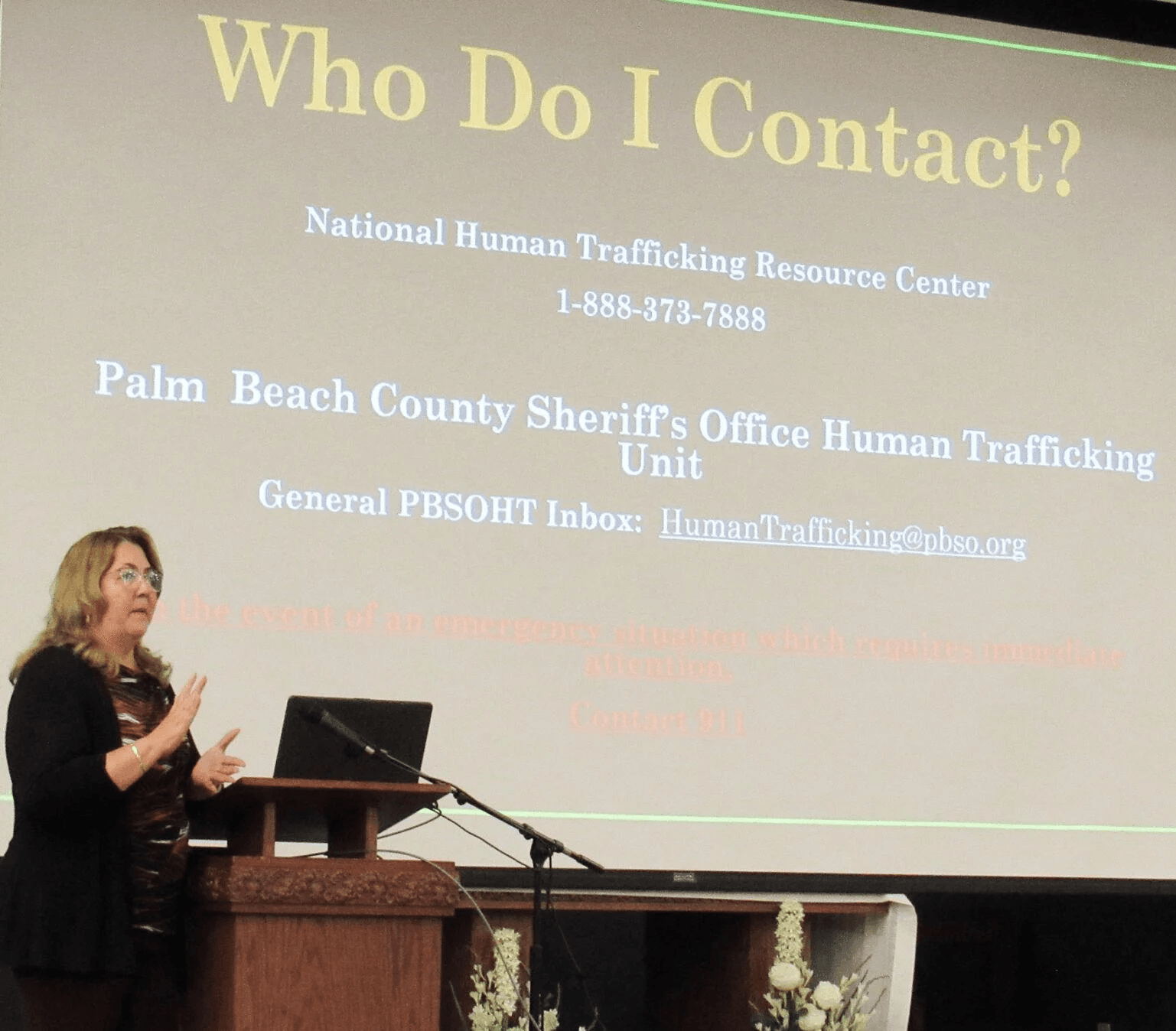 Advocates learn how to combat human trafficking