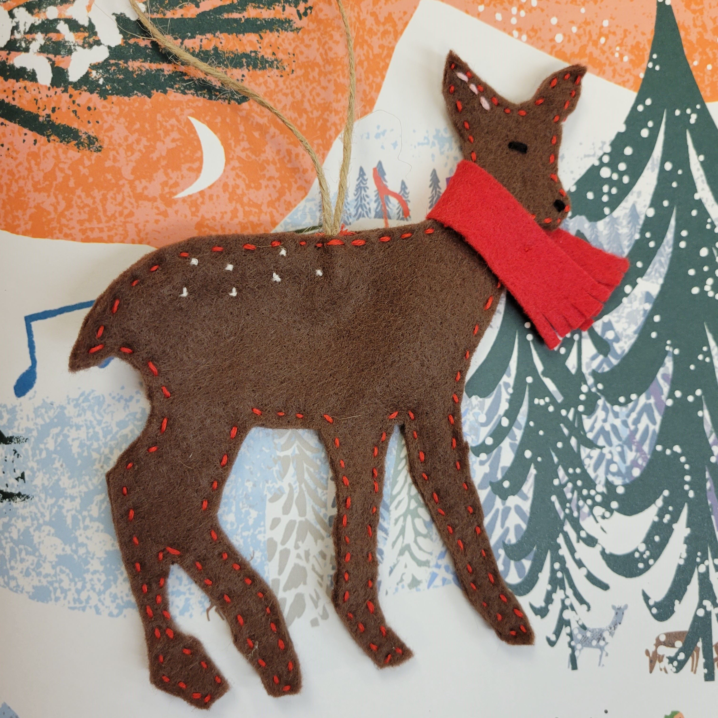 Felt Deer