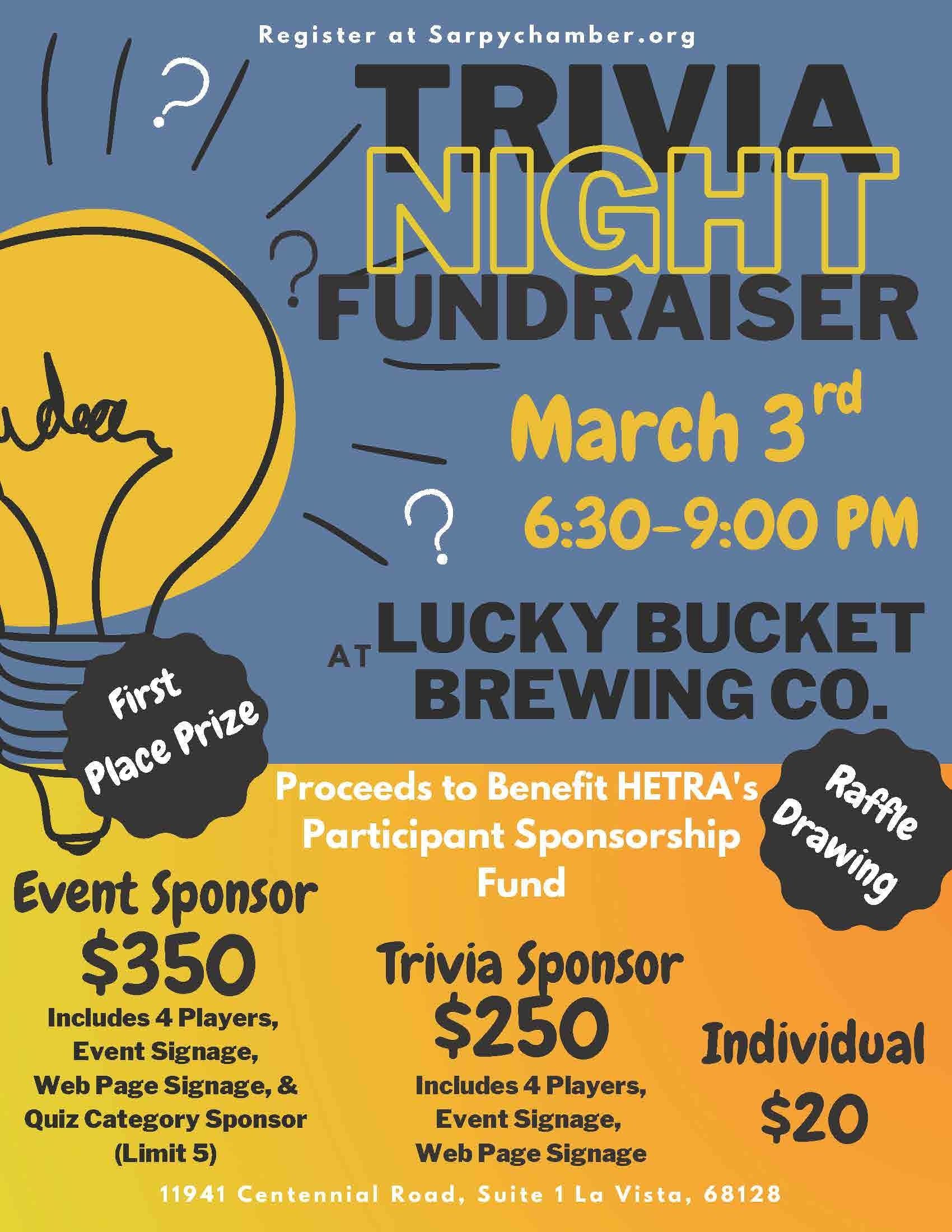 Trivia Night Fundraiser Recap