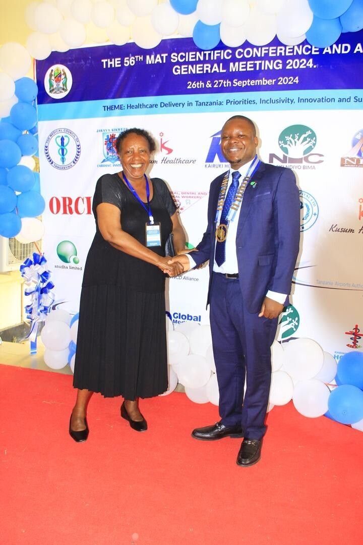 PAACS Graduate, Dr. Mugisha Nkronko Sworn-In As President of the Medical Association of Tanzania!