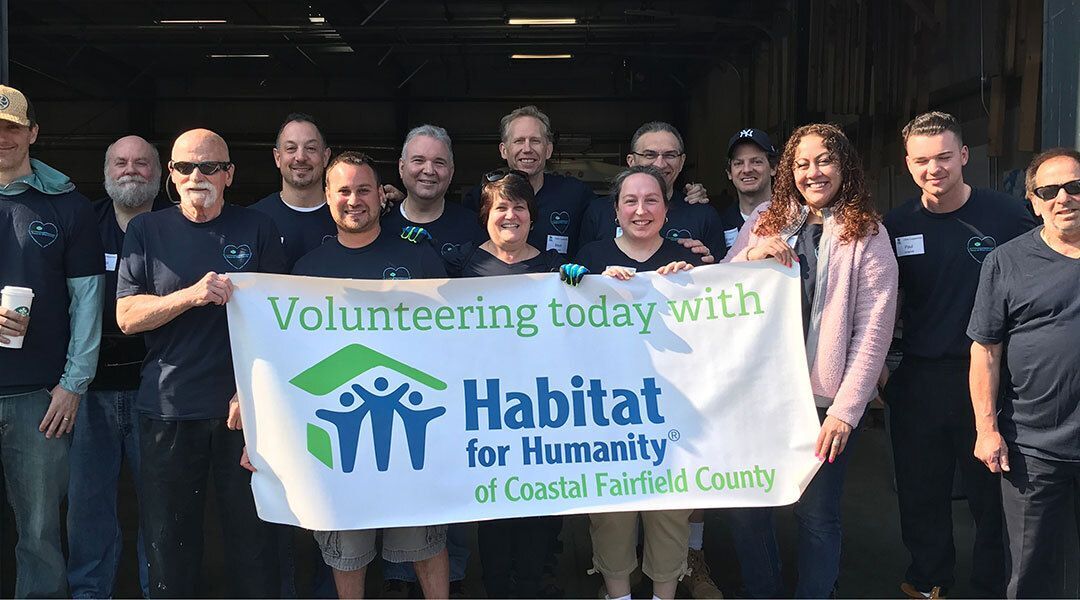 Habitat volunteers.