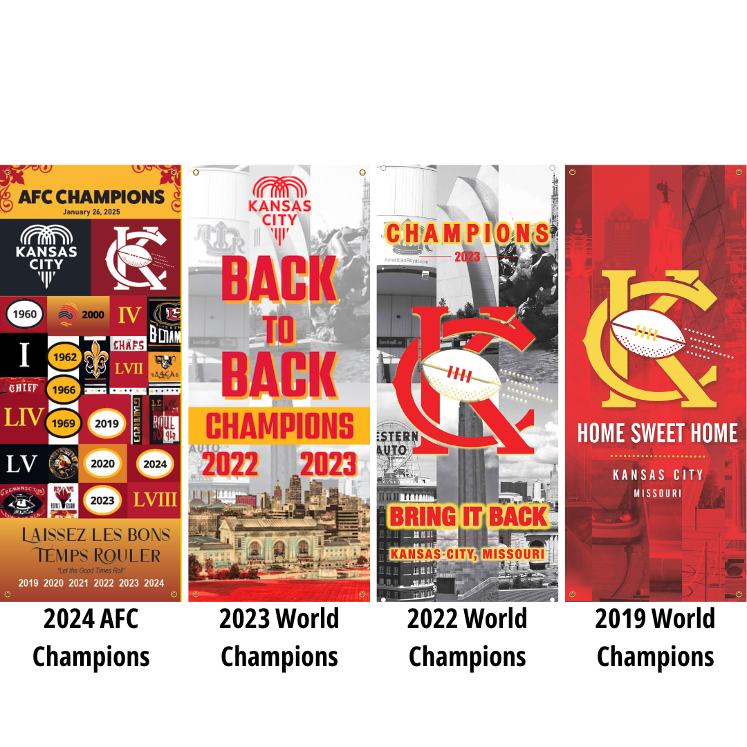 15"x36" ALL 4 Commemorative Banners