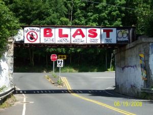 BLAST Message on the Brookfield Bridge