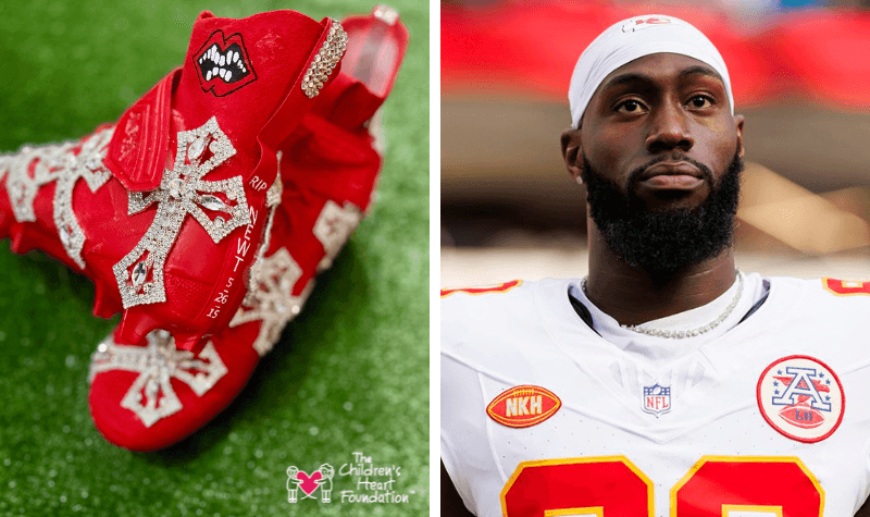 Charles Omenihu of the Kansas City Chiefs Supports The Children's Heart Foundation In Memory of Childhood Friend
