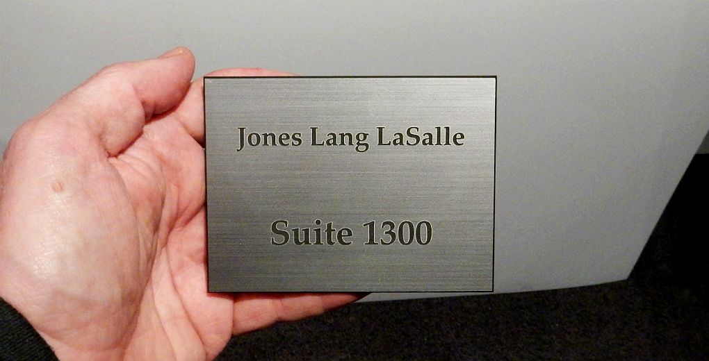 Engraved Silver Plastic