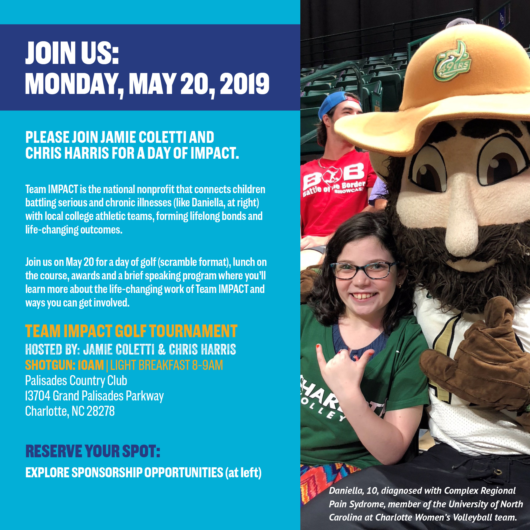 Charlotte Golf Outing to benefit Team IMPACT
