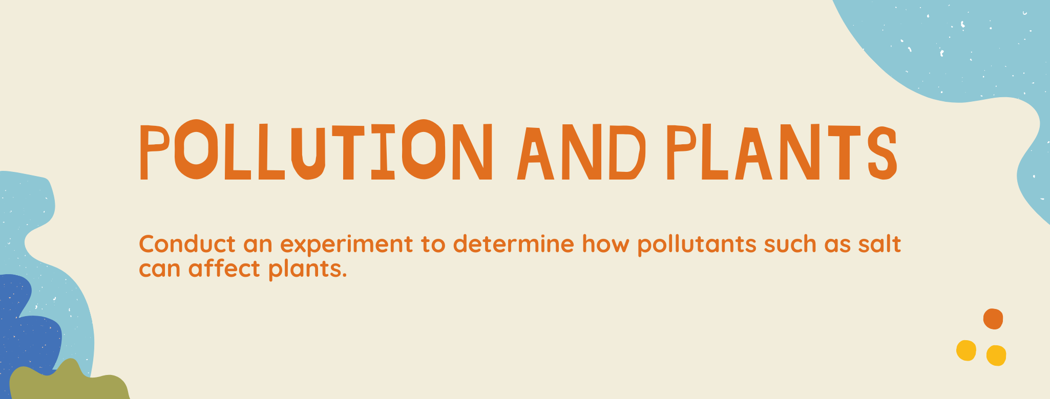 Pollution and Plants