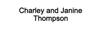 Charley and Janine Thompson