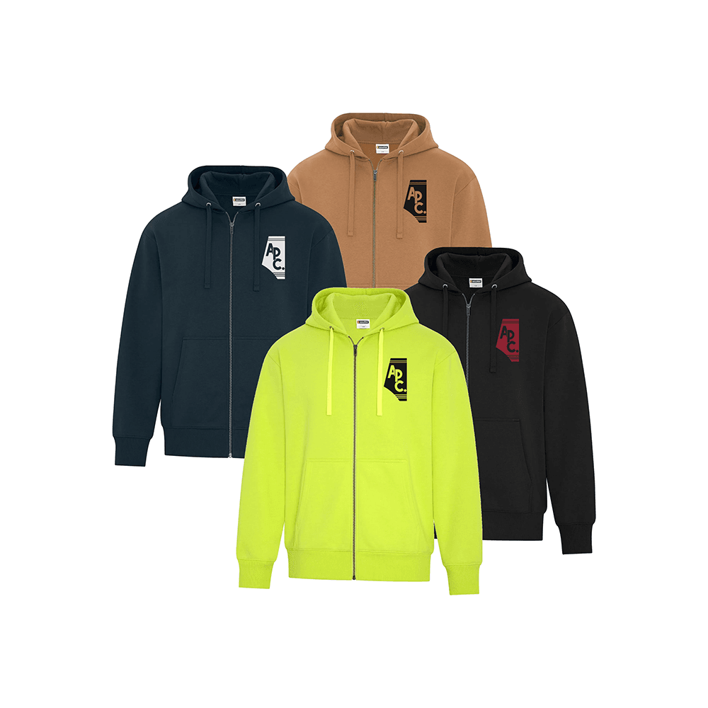 Heavyweight Fleece Full Zip Hoodie
