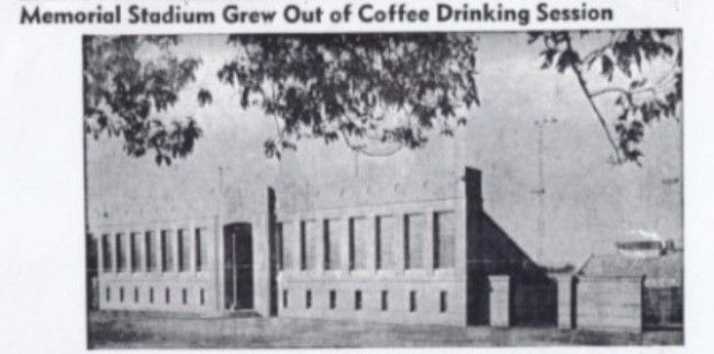 Memorial Stadium Grew Out of Coffee Drinking Session