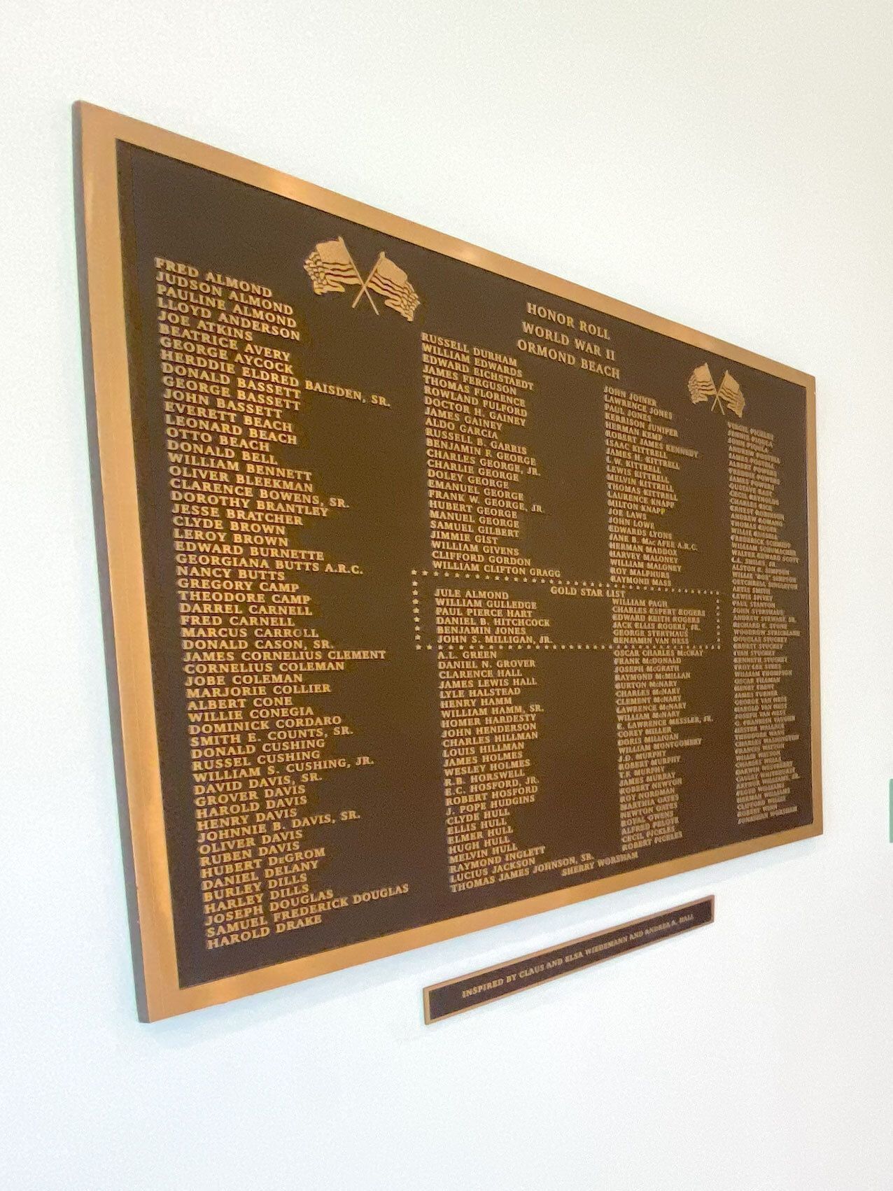 WWII Honor Roll