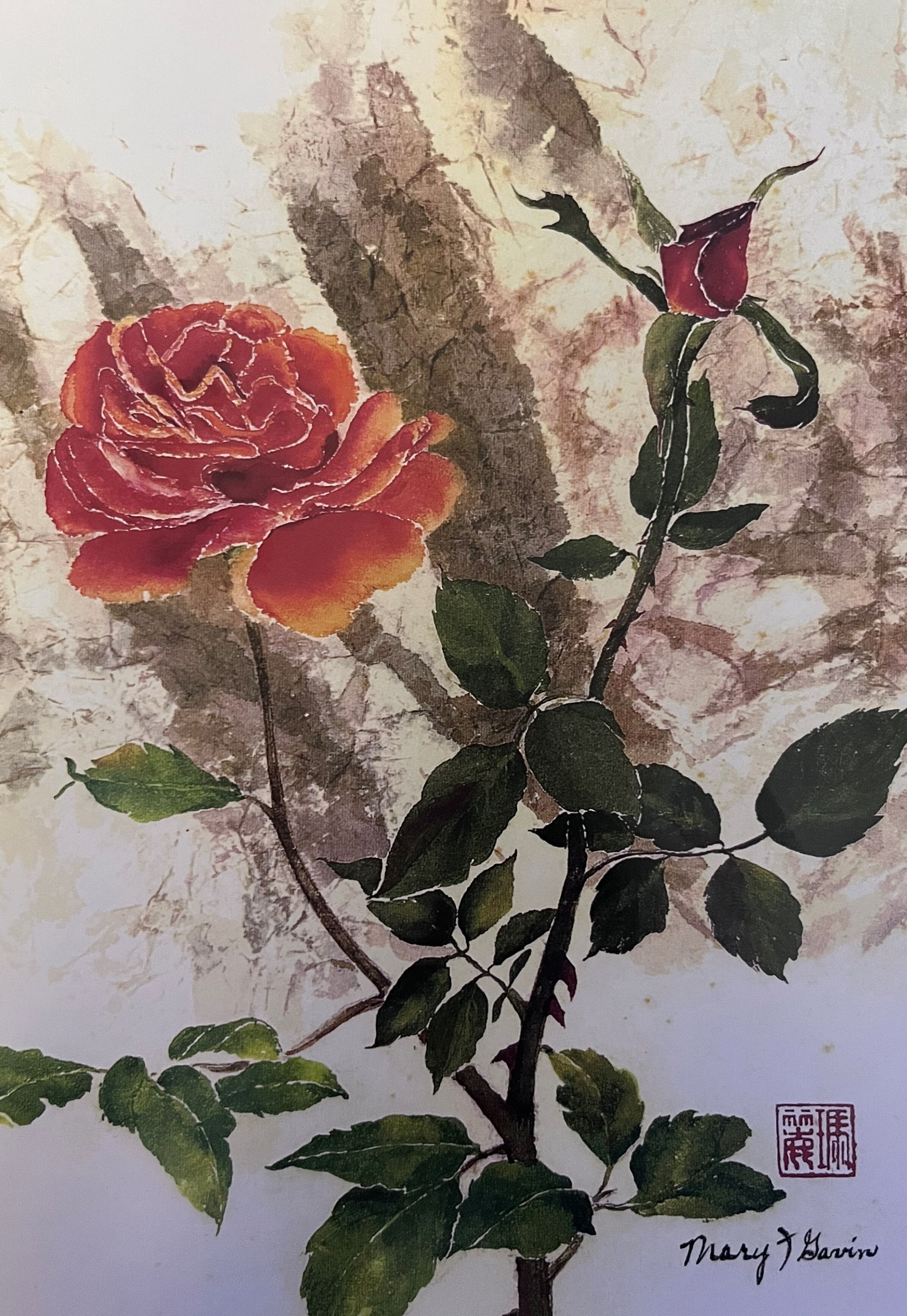 Sister Mary Gavin's Rose Cards