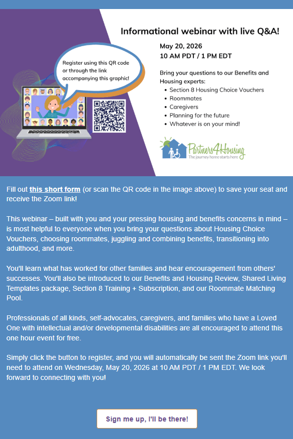 May 20 - Partners 4 Housing Webinar