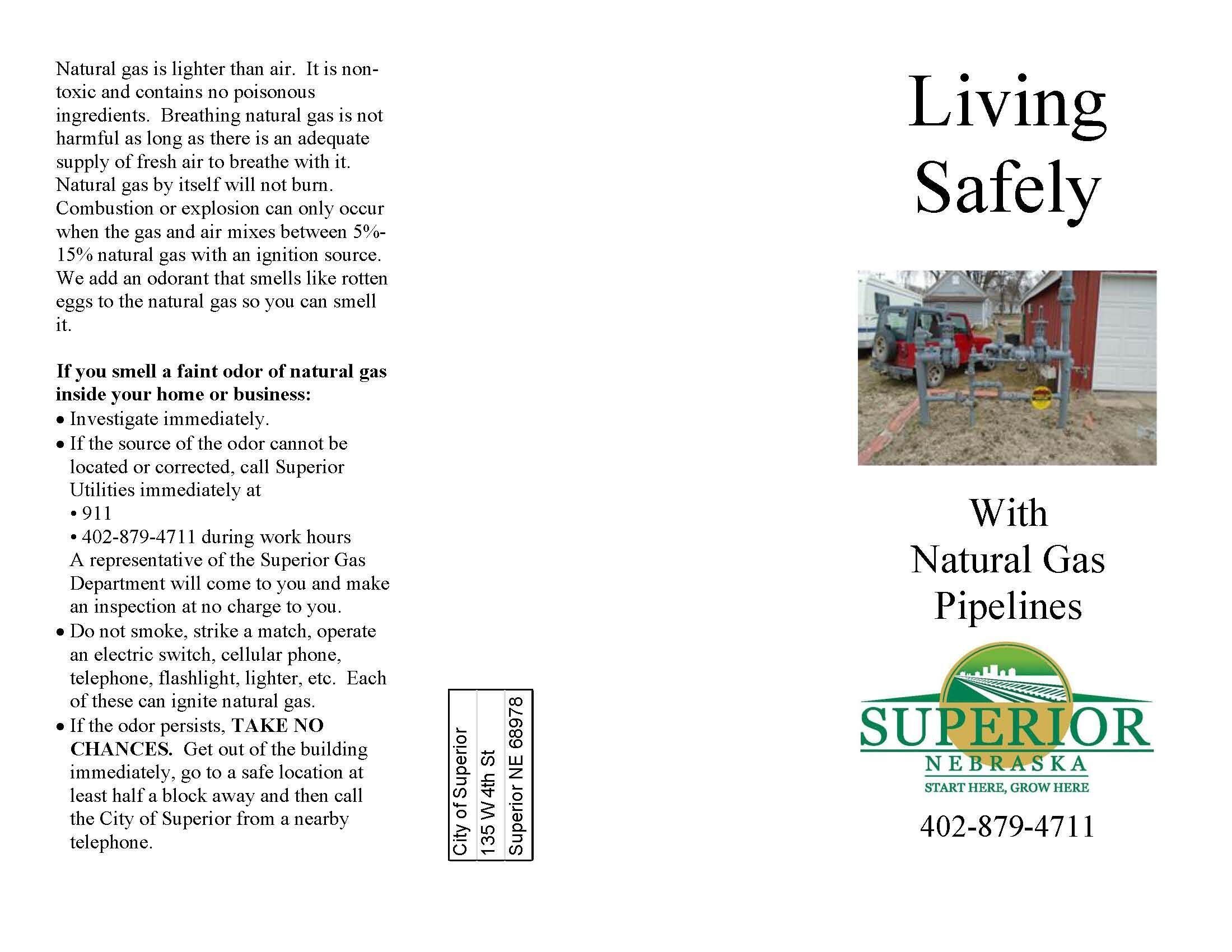 Natural Gas Public Awareness Flier