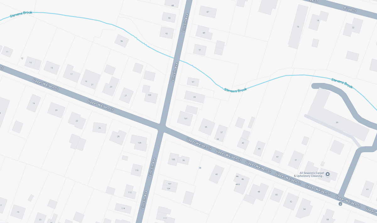Screenshot of location of build from Google Maps.