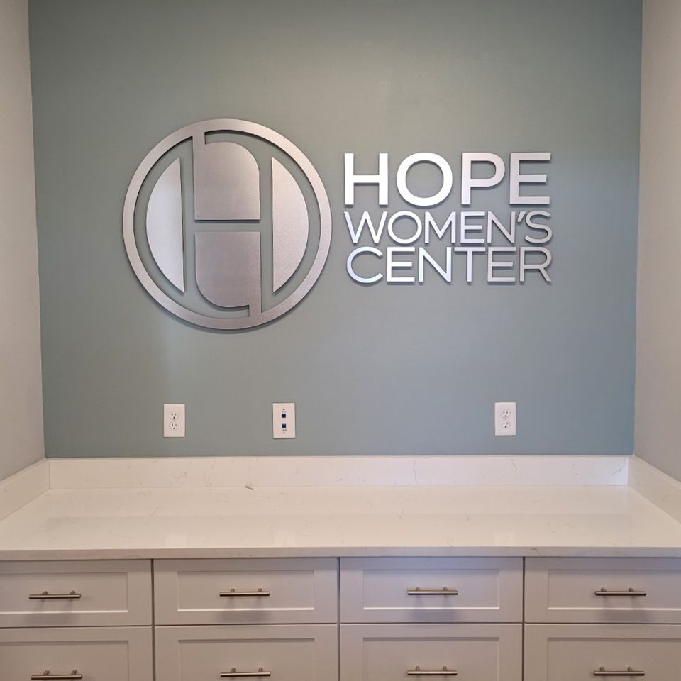 Hope Women's Center Dimensional Letters and Logo