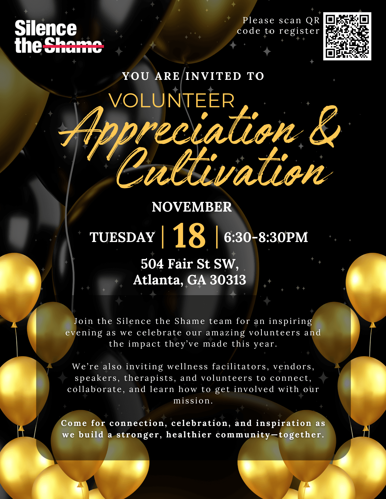 November 18th: Volunteer Appreciation