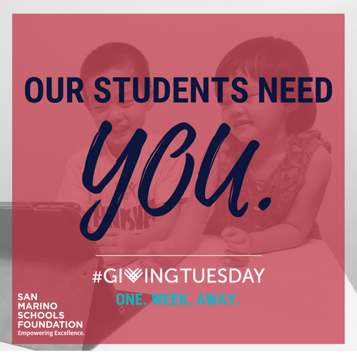 #GivingTuesday is ONE Week Away!