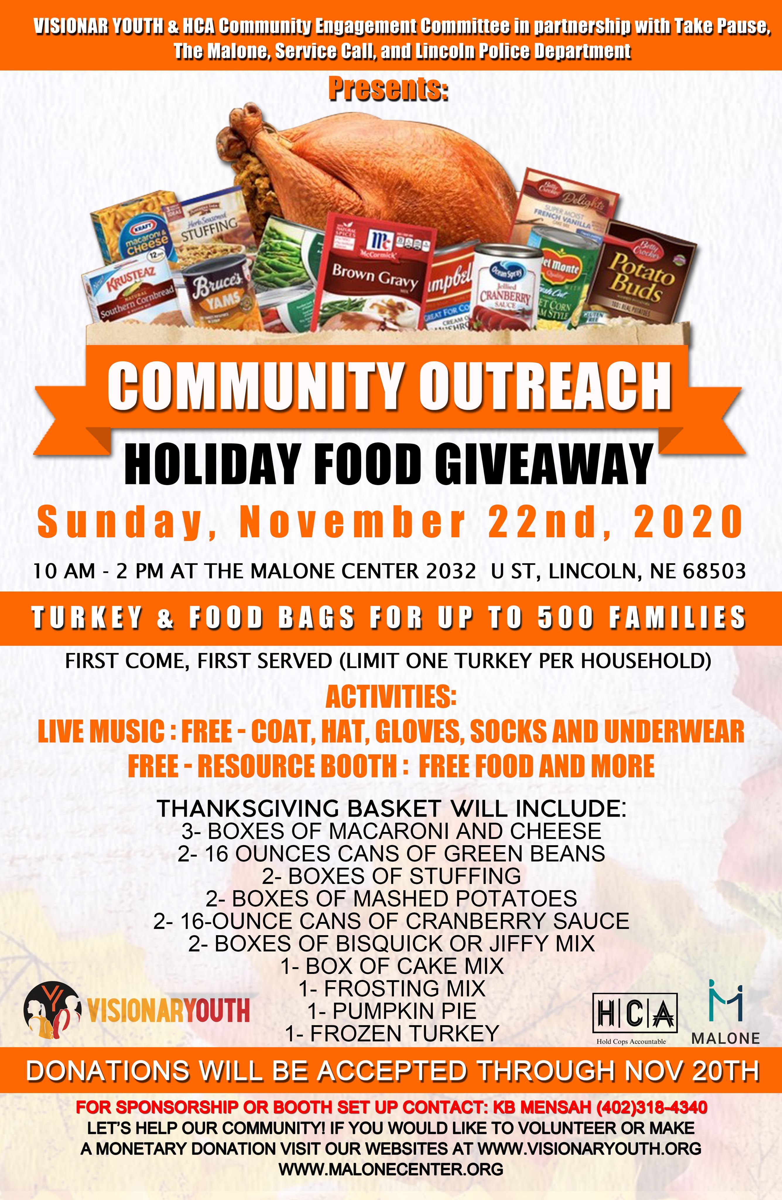 Who is giving away free holiday food boxes near me