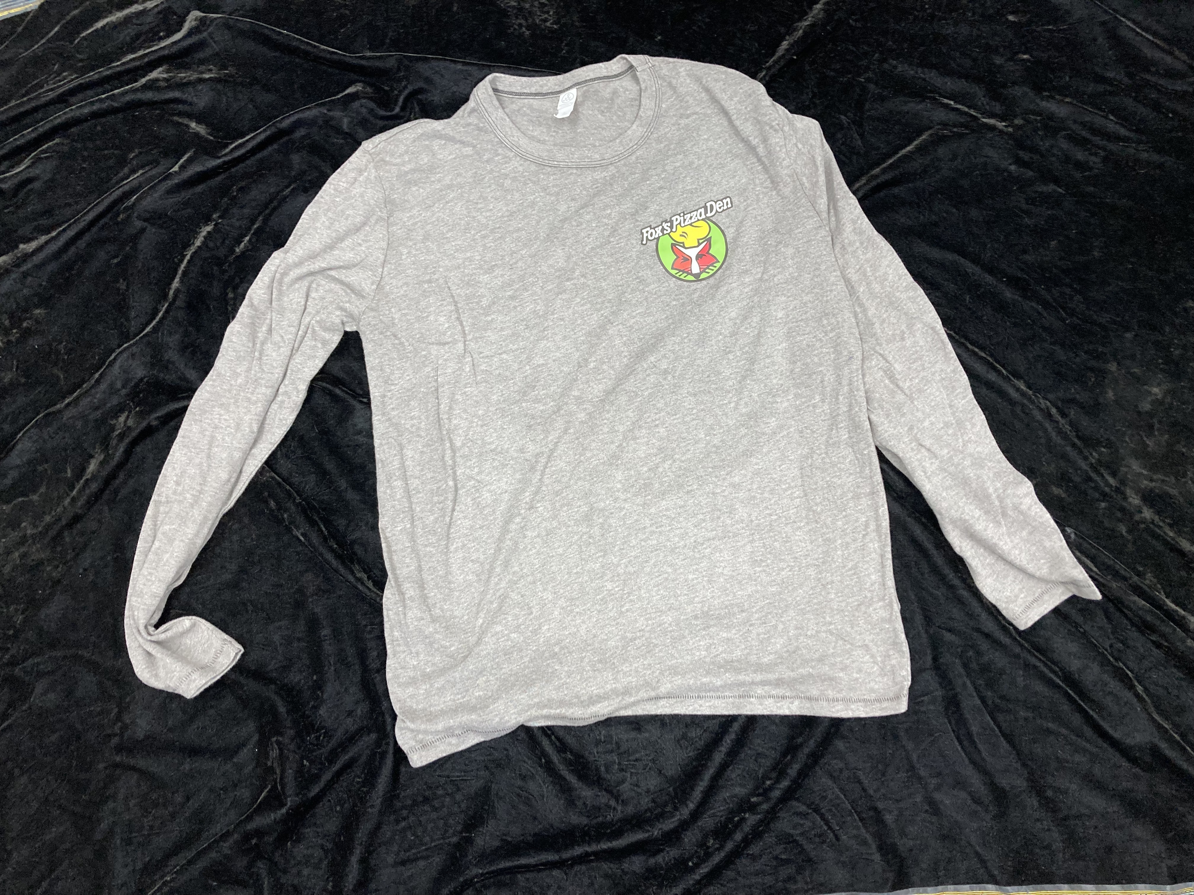 SALE Fox's Logo - Large Sport Grey Long Sleeve