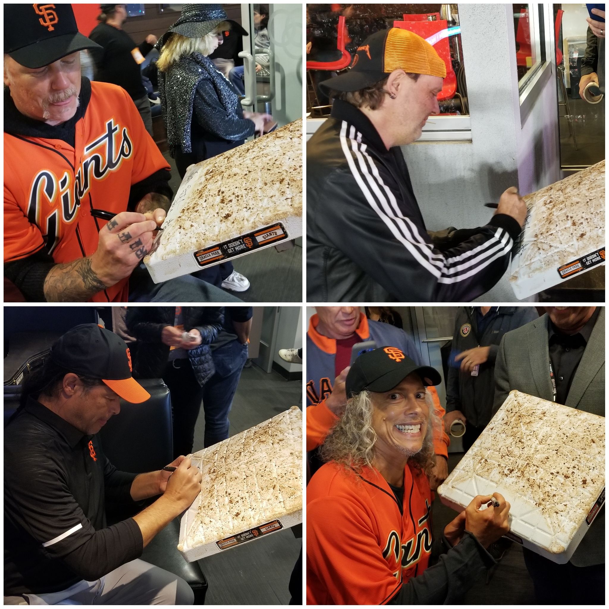 Autographed Items From San Francisco Giants' METALLICA Day Up For