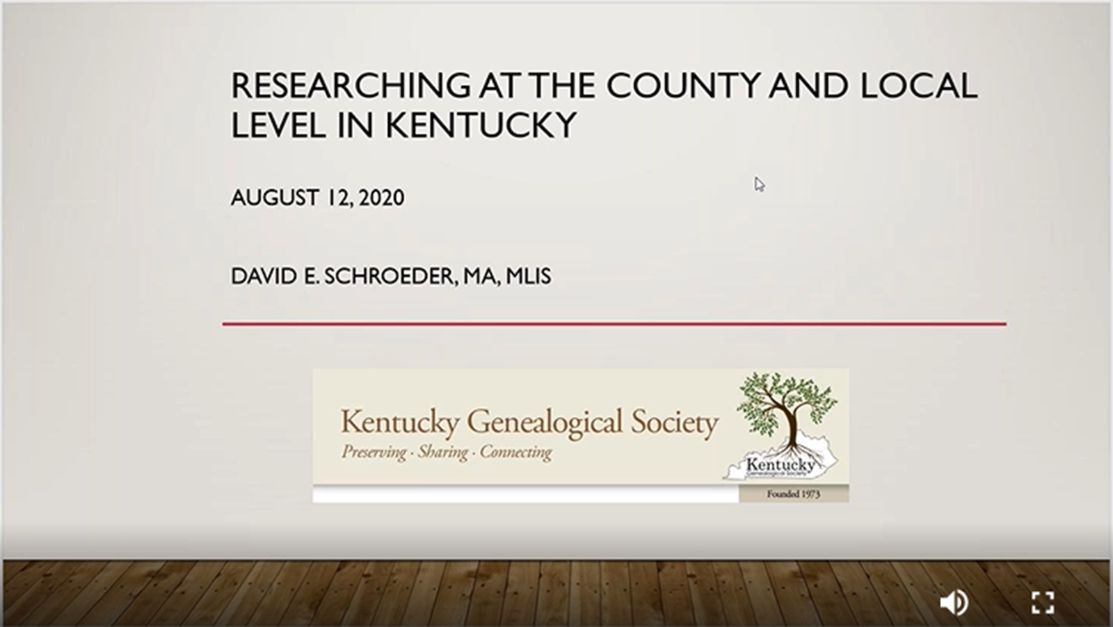 Researching Kentucky at the County and Local Levels