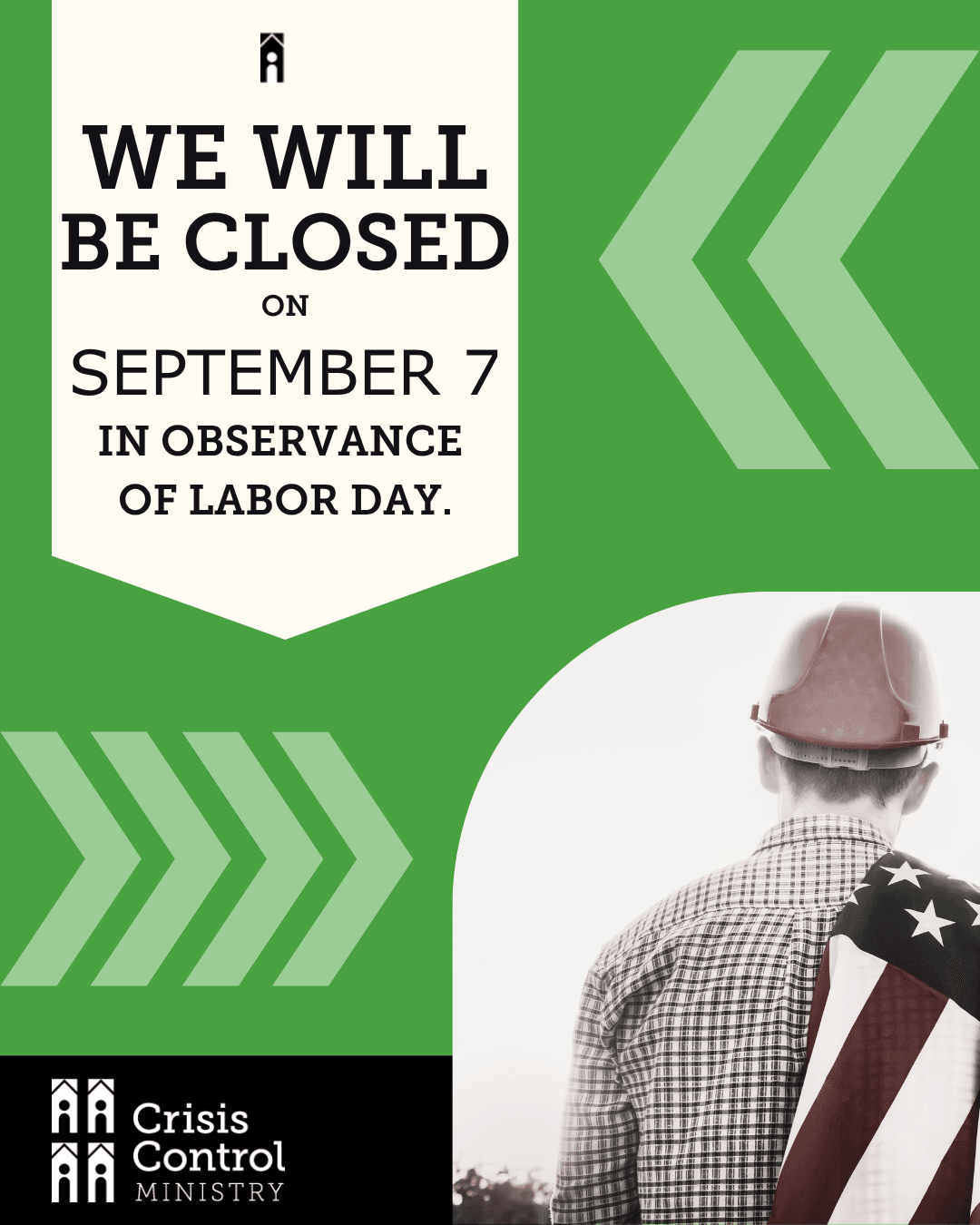 Closed on Monday, September 7