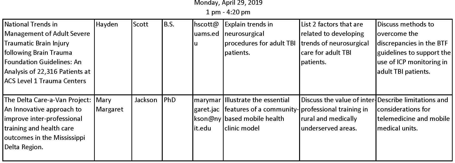 Poster Sessions At-A-Glance : Annual Meeting : Arkansas Public Health ...