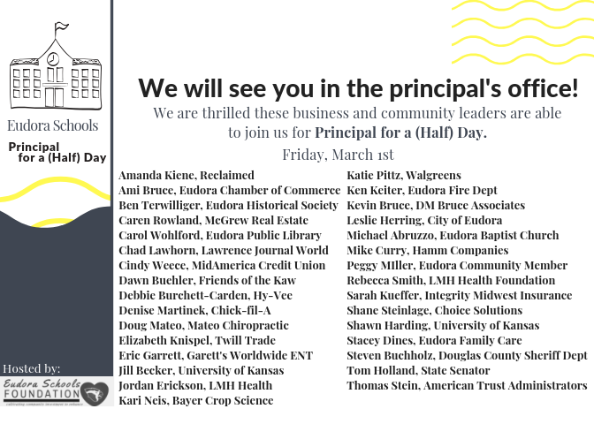 Local Community and Business Leaders Become School Principals for a (Half) Day
